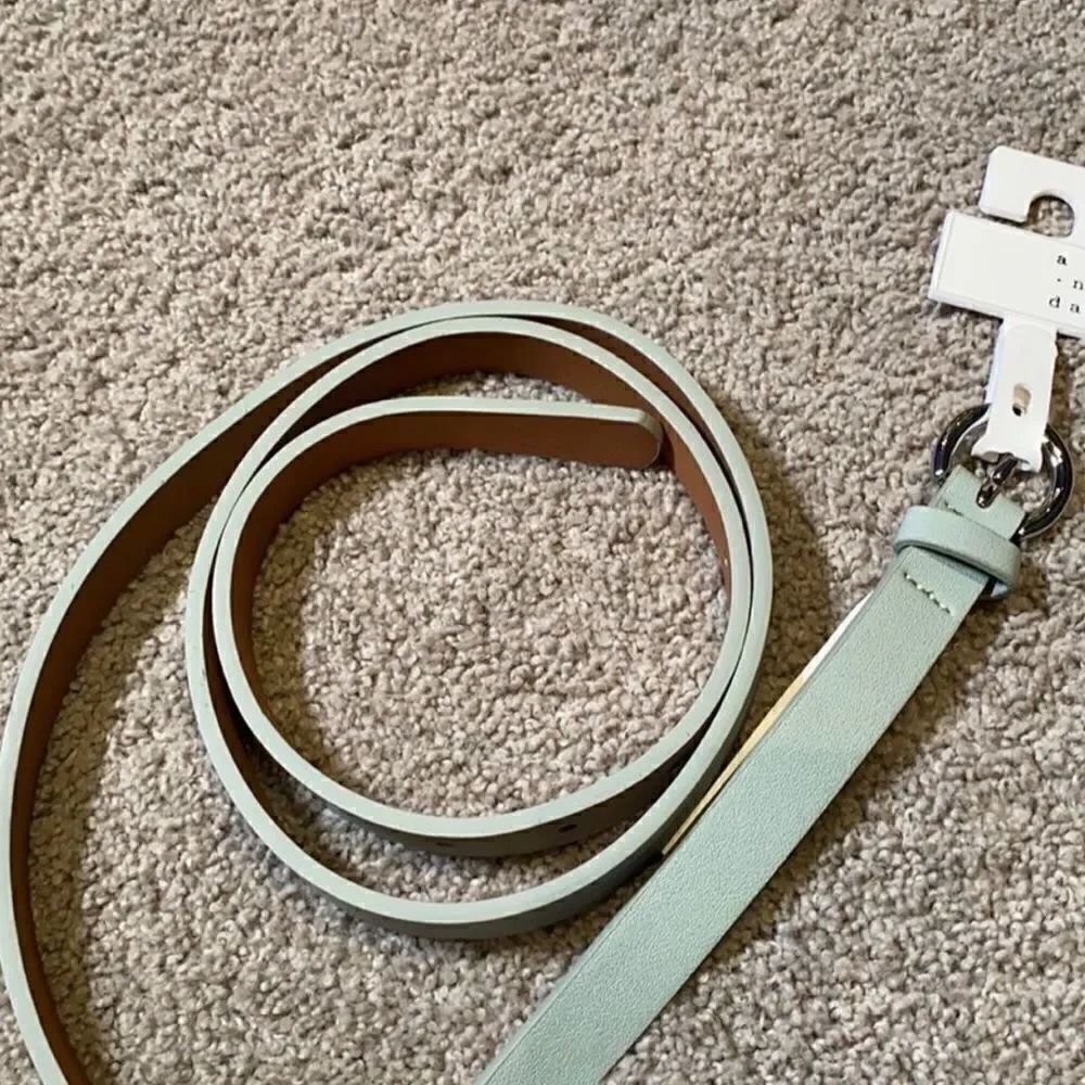 Women’s Green Belt with Silver Buckle Size XL NWT *READ